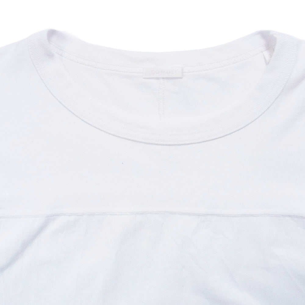 COMOLI コモリ 21AW U03-05001 フットボール Tシャツ ホワイト系 3【中古】