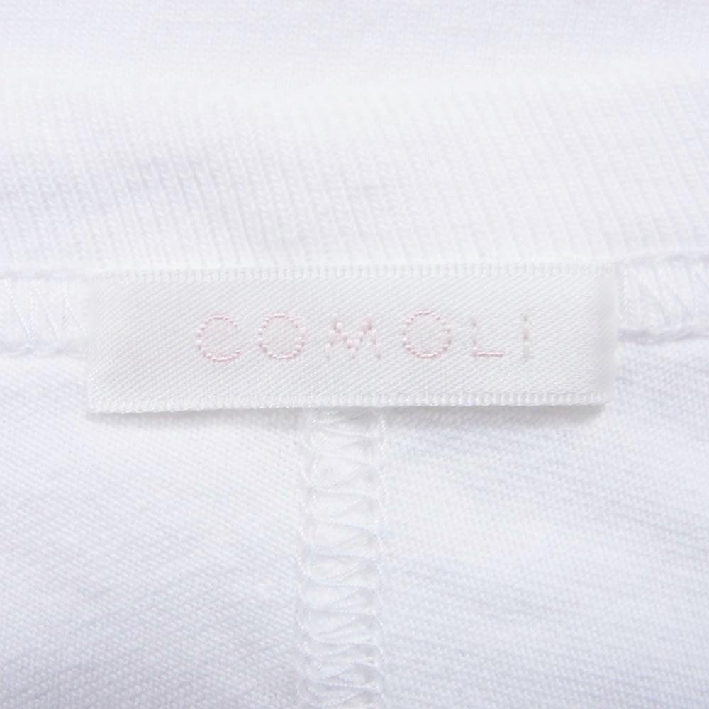 COMOLI コモリ 21AW U03-05001 フットボール Tシャツ ホワイト系 3【中古】