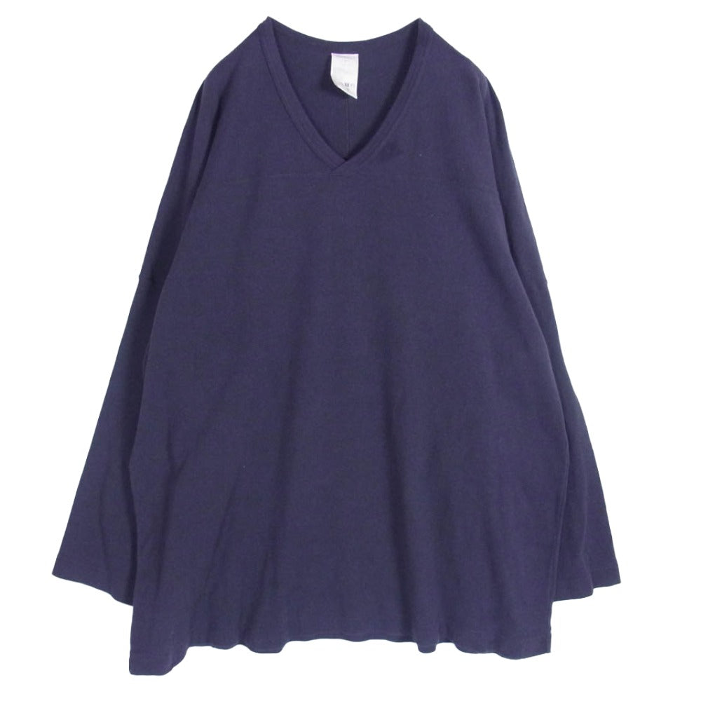 COMOLI コモリ 23SS X01-05011 コットンオーバー フライス ホッケーシャツ NAVY ネイビー系 3【中古】