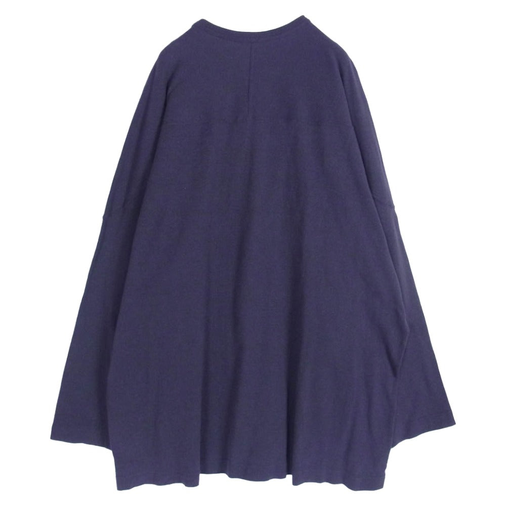 COMOLI コモリ 23SS X01-05011 コットンオーバー フライス ホッケーシャツ NAVY ネイビー系 3【中古】