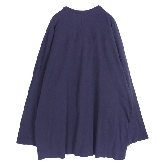 COMOLI コモリ 23SS X01-05011 コットンオーバー フライス ホッケーシャツ NAVY ネイビー系 3【中古】