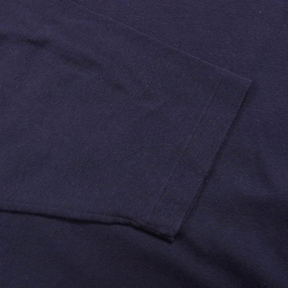 COMOLI コモリ 23SS X01-05011 コットンオーバー フライス ホッケーシャツ NAVY ネイビー系 3【中古】