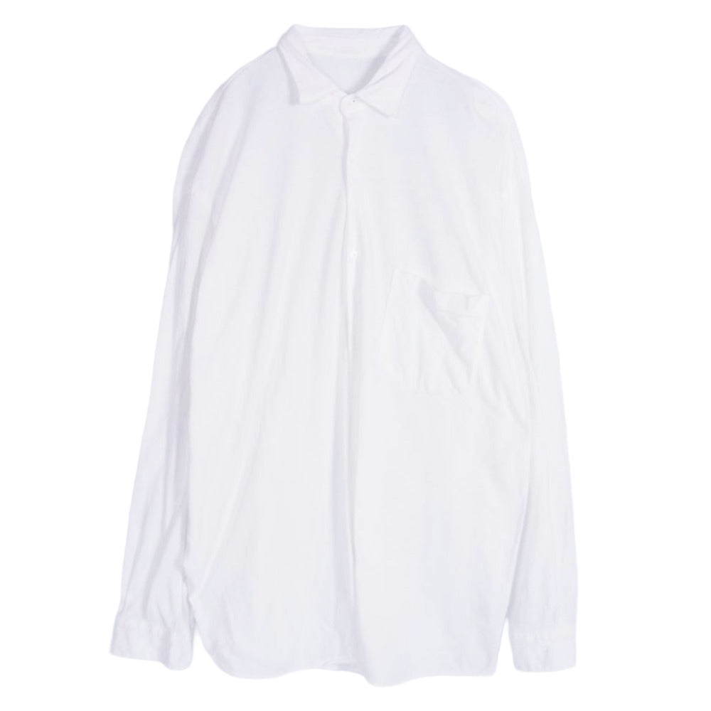 COMOLI コモリ 23SS X01-05016 コットンジャージ コモリシャツ 長袖 シャツ ホワイト ホワイト系 3【中古】