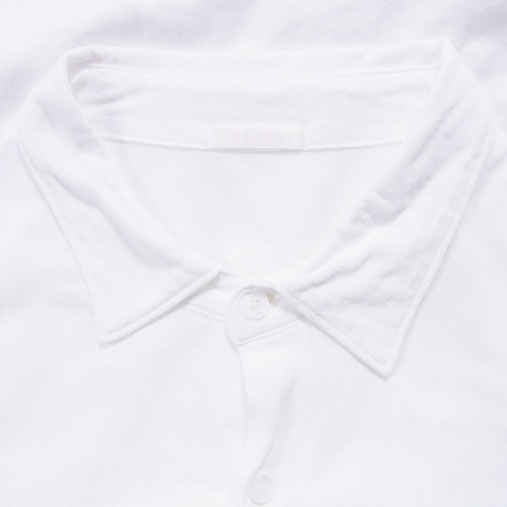 COMOLI コモリ 23SS X01-05016 コットンジャージ コモリシャツ 長袖 シャツ ホワイト ホワイト系 3【中古】