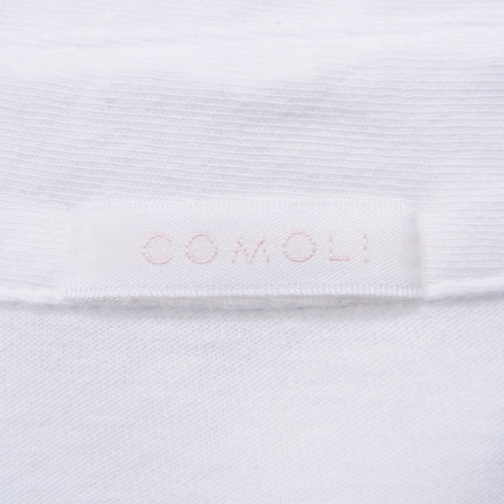 COMOLI コモリ 23SS X01-05016 コットンジャージ コモリシャツ 長袖 シャツ ホワイト ホワイト系 3【中古】