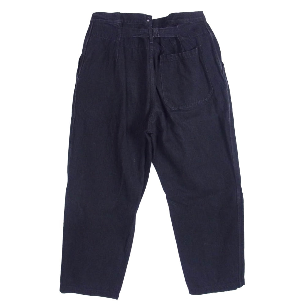 COMOLI コモリ 22AW W03-03002 デニムオーバーパンツ ブラック系 3【中古】