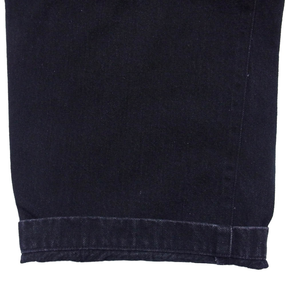 COMOLI コモリ 22AW W03-03002 デニムオーバーパンツ ブラック系 3【中古】