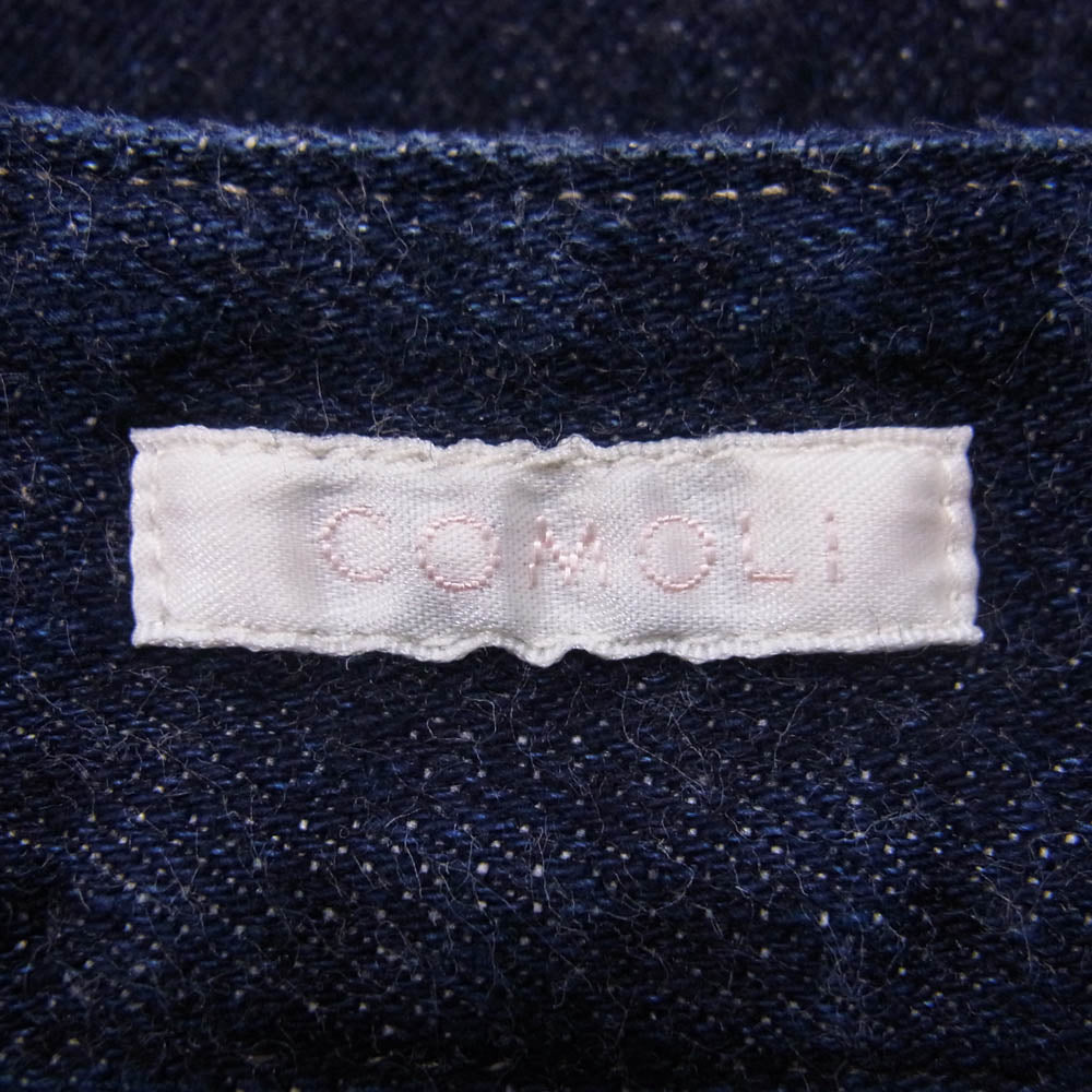COMOLI コモリ 23SS X01-03001 ベルテッド デニムパンツ インディゴ インディゴブルー系 4【中古】