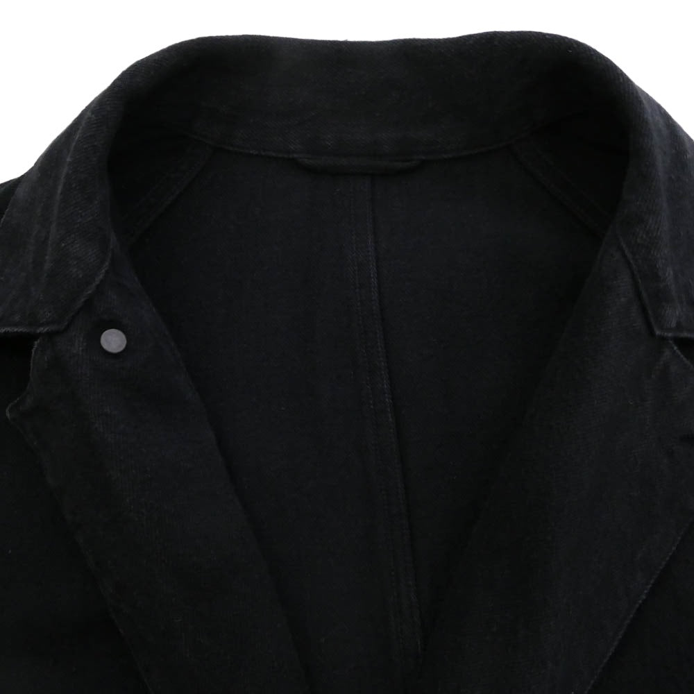 COMOLI コモリ 21AW U03-01013 デニムワークジャケット ブラック系 4【中古】