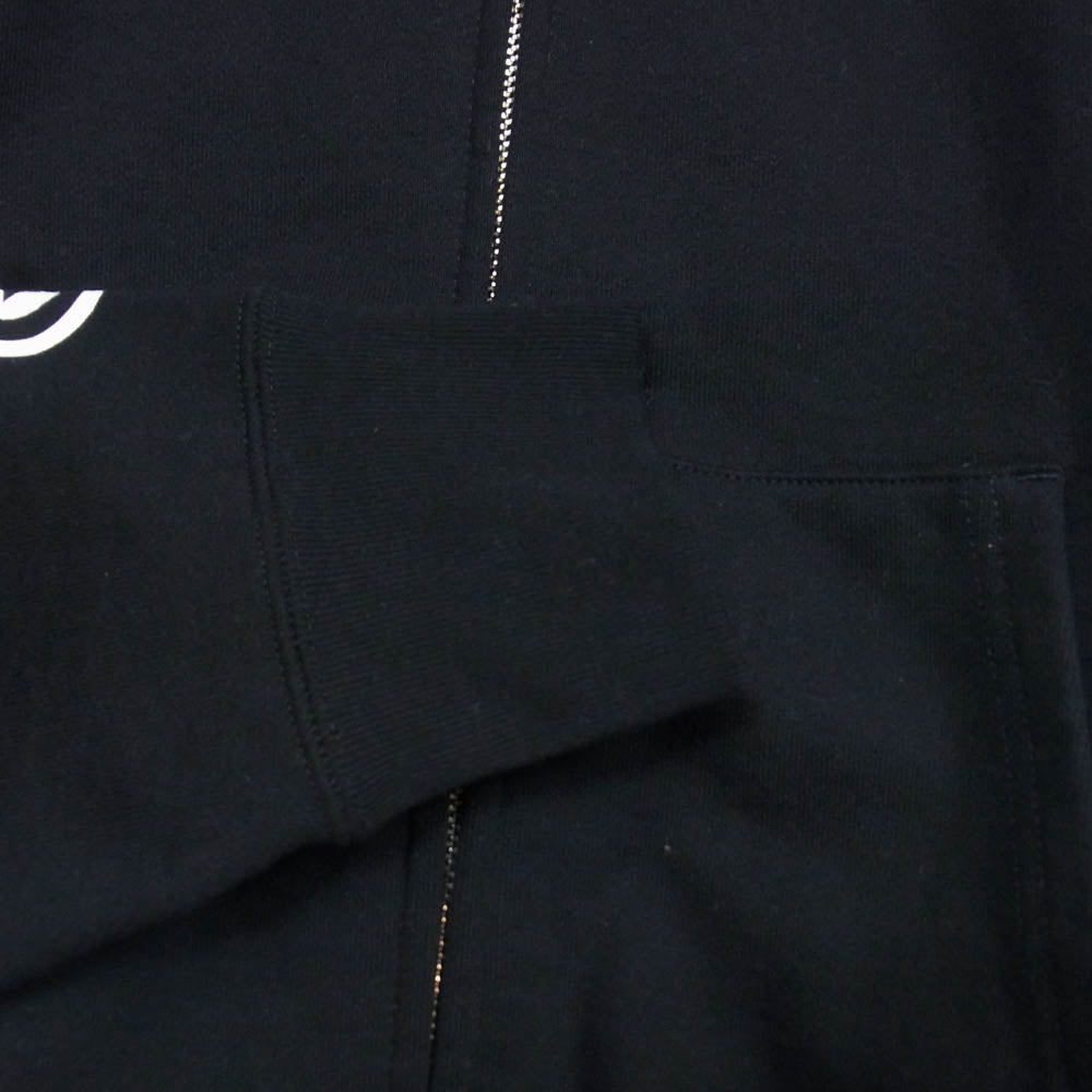 A BATHING APE アベイシングエイプ 0ZXSWM304151P SHARK FULL ZIP HOODIE シャーク フルジップ フーディ ダブルジップ スウェット パーカー ブラック系 M【中古】