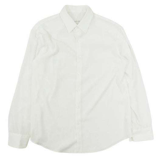 LAD MUSICIAN ラッドミュージシャン 2125-105 DECHINE STANDARD SHIRT デシン スタンダード 長袖 シャツ ホワイト系 42【中古】