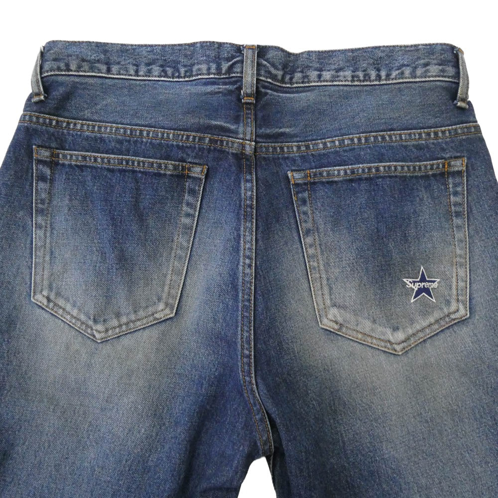 Supreme シュプリーム Distressed Loose Fit Selvedge Jean ルーズ