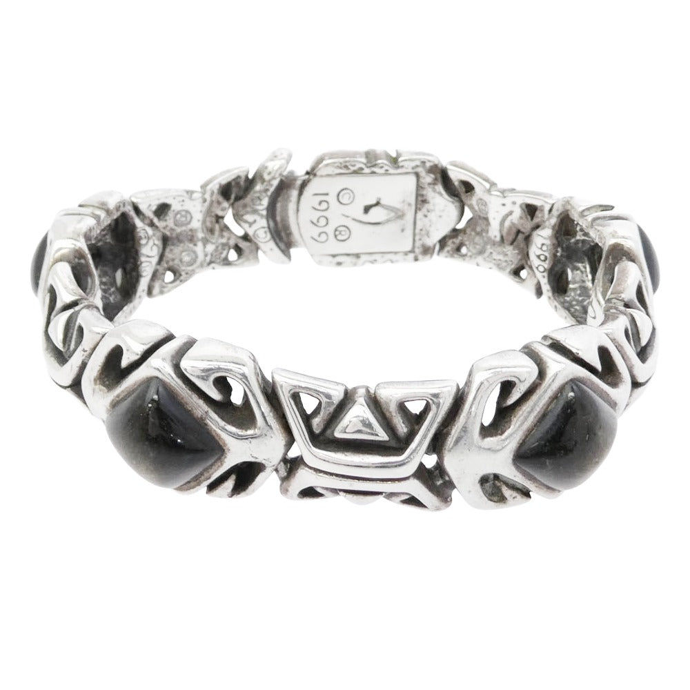 NAGUAL ナグァール ストーン付き シャーマン ブレスレット シルバー系【中古】