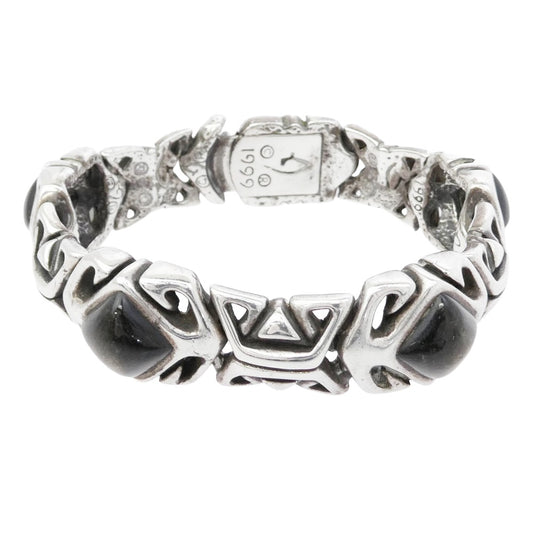 NAGUAL ナグァール ストーン付き シャーマン ブレスレット シルバー系【中古】