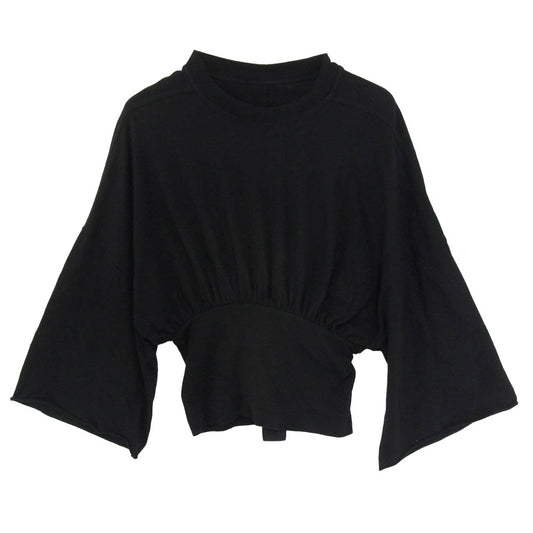 Rick Owens リックオウエンス DRKSHDW ダークシャドウ 21SS DS01B7204-RN LAUNCHED CROP TEE ローンチド クロップド 半袖 Tシャツ ブラック系 XS【中古】
