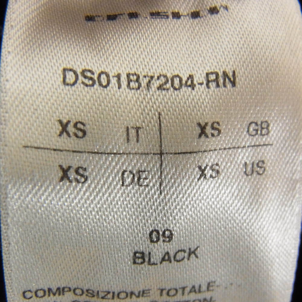 Rick Owens リックオウエンス DRKSHDW ダークシャドウ 21SS DS01B7204-RN LAUNCHED CROP TEE ローンチド クロップド 半袖 Tシャツ ブラック系 XS【中古】