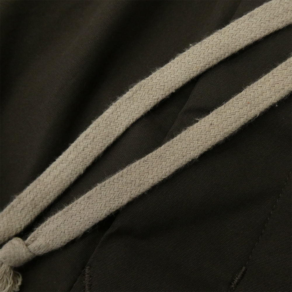 Rick Owens リックオウエンス 25AW RU02E1378-TE DIETRICH DRAWSTRING ディートリッヒ ドローストリング パンツ DARKDUST TE素材 チャコール系 IT/46【中古】