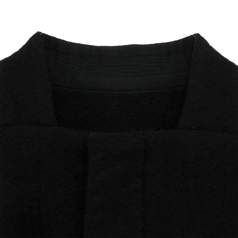Rick Owens リックオウエンス 23AW RP02C1734-WFN Giacca Sail Jacket レザードローストリング ウール ジャケット ブラック系 ONE SIZE【中古】