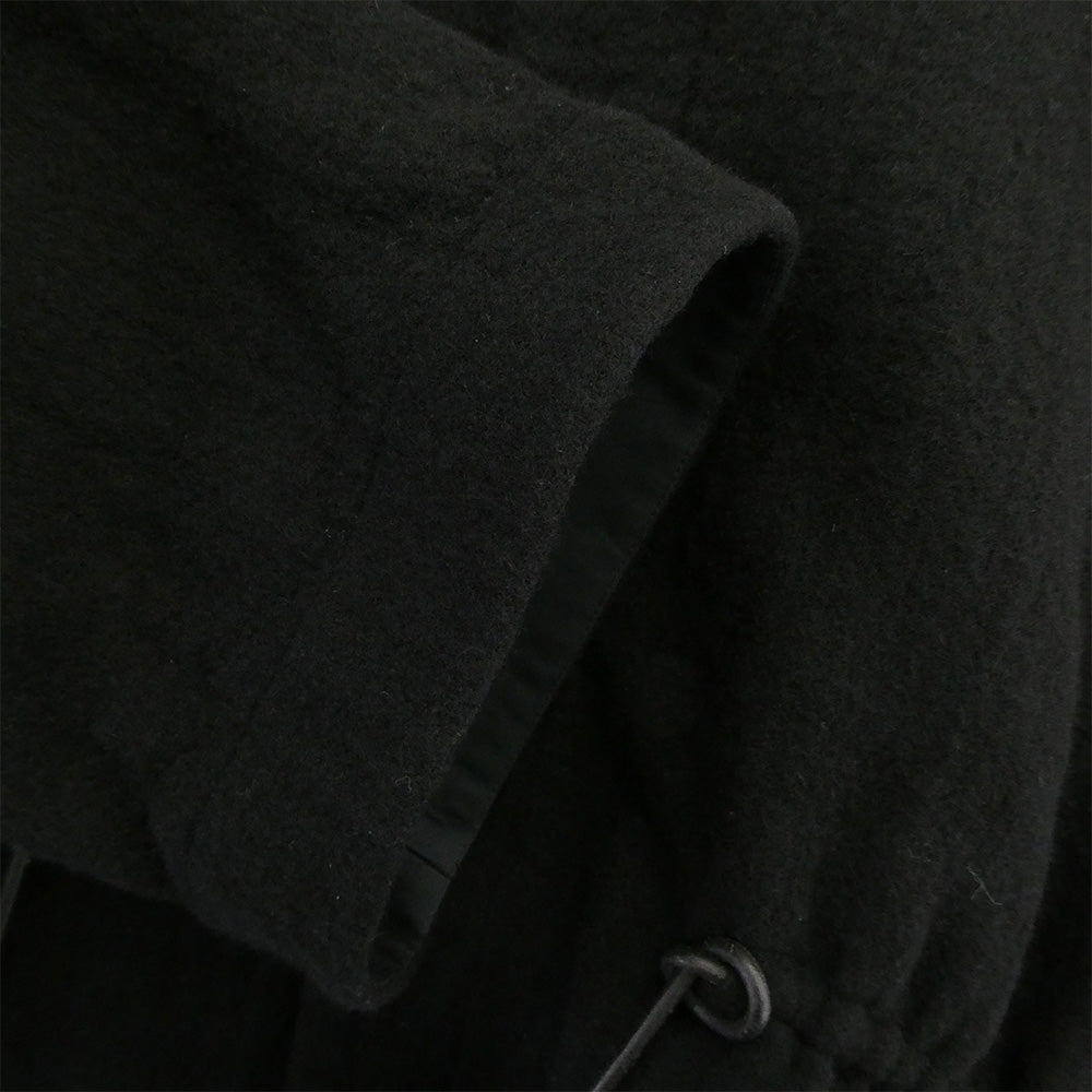 Rick Owens リックオウエンス 23AW RP02C1734-WFN Giacca Sail Jacket レザードローストリング ウール ジャケット ブラック系 ONE SIZE【中古】