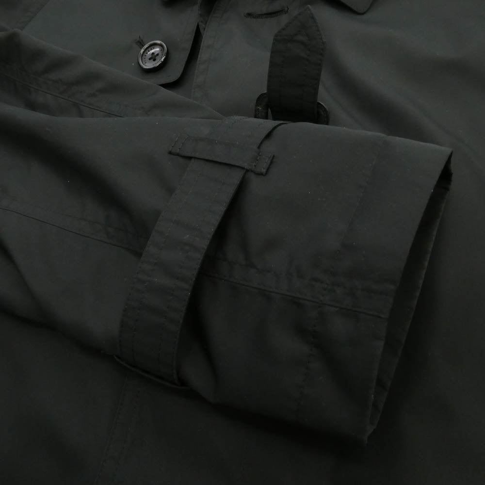 BURBERRY LONDON バーバリー ロンドン A1A51-396-09 着脱式キルティングライナー付き 撥水加工 裏地ノバチェック シングル トレンチコート ブラック系 L【中古】