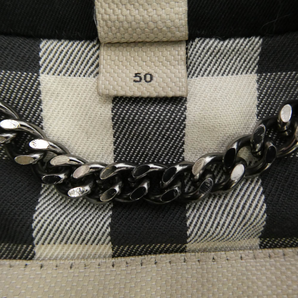 BURBERRY LONDON バーバリー ロンドン KENSINGTON ケンジントン ノバチェック トレンチコート ブラック系 50【中古】