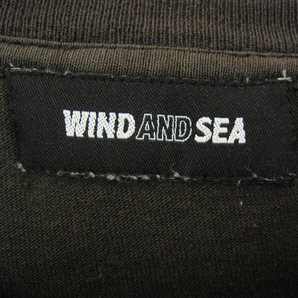 WIND AND SEA ウィンダンシー 20AW PWM mid90s フロントプリント 長袖カットソー ブラック系 XL【中古】