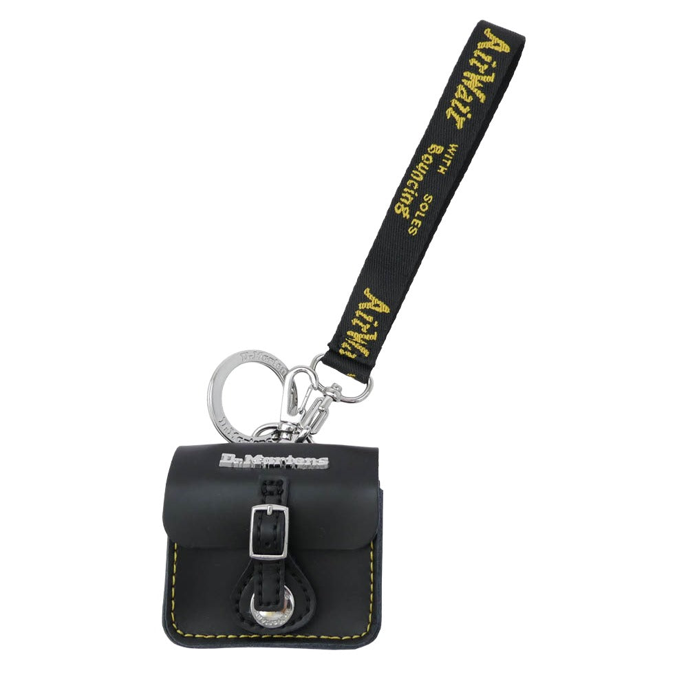 Dr.Martens ドクターマーチン 41458001 レザー ポーチ キーリング キーケース アクセサリー ブラック系【極上美品】【中古】