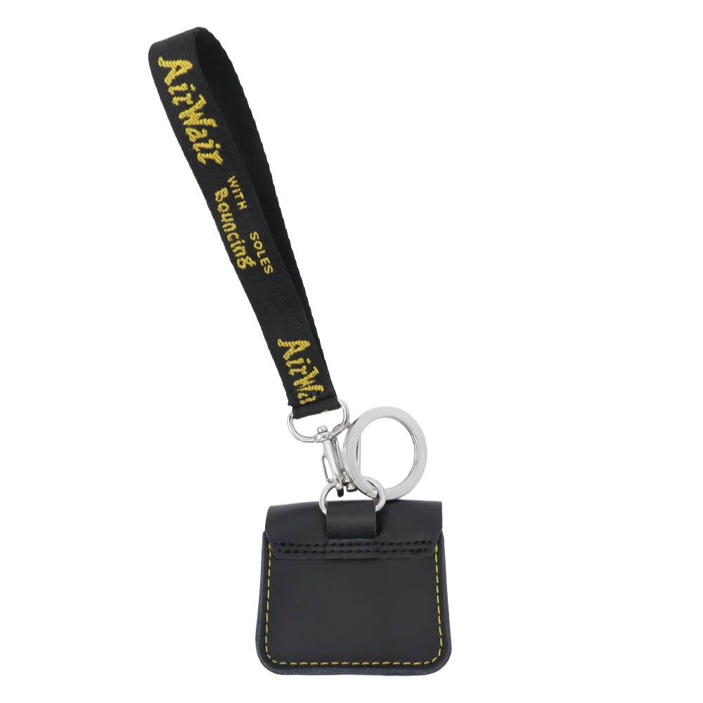 Dr.Martens ドクターマーチン 41458001 レザー ポーチ キーリング キーケース アクセサリー ブラック系【極上美品】【中古】
