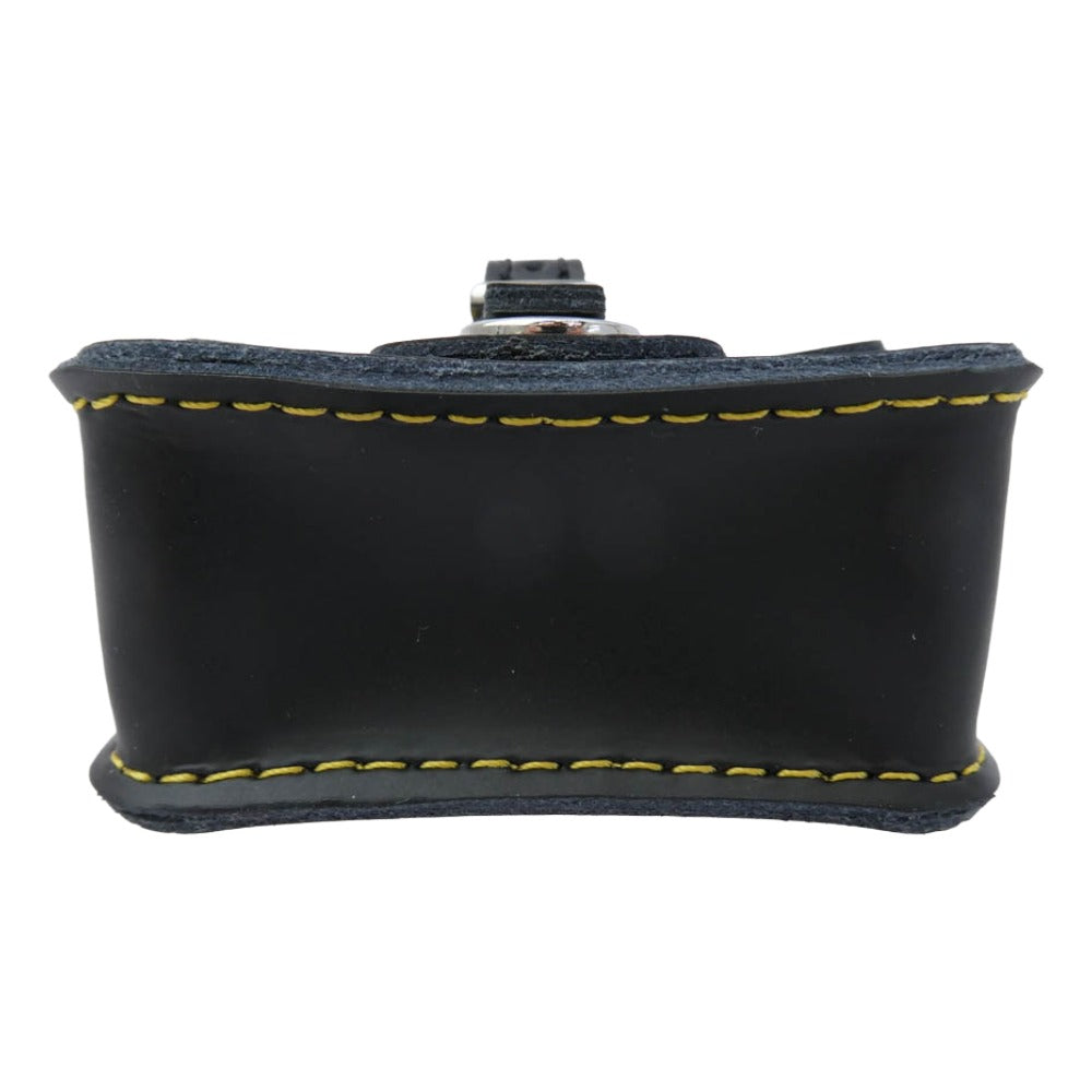 Dr.Martens ドクターマーチン 41458001 レザー ポーチ キーリング キーケース アクセサリー ブラック系【極上美品】【中古】