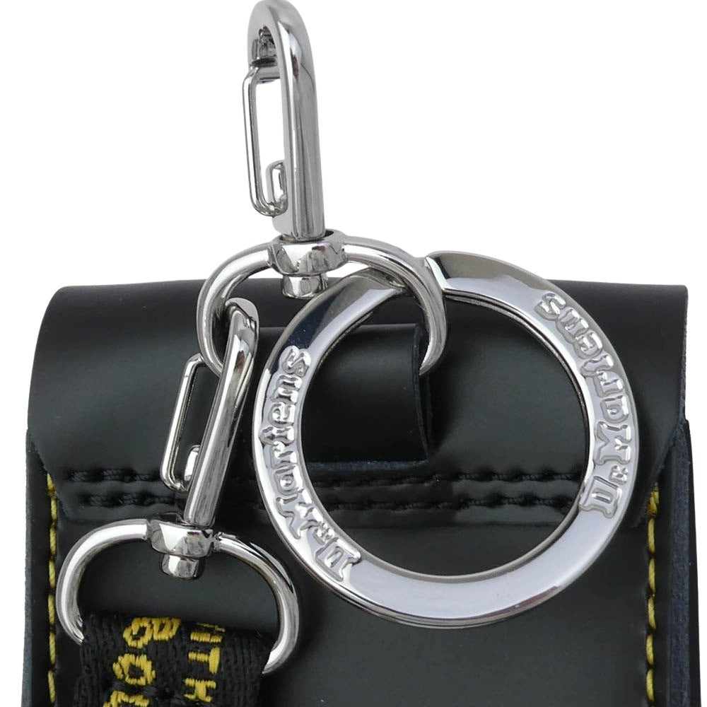 Dr.Martens ドクターマーチン 41458001 レザー ポーチ キーリング キーケース アクセサリー ブラック系【極上美品】【中古】