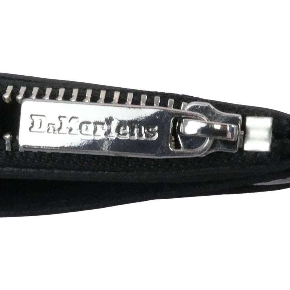 Dr.Martens ドクターマーチン 41429001 カードホルダー カードケース ストラップ付 ブラック系【極上美品】【中古】