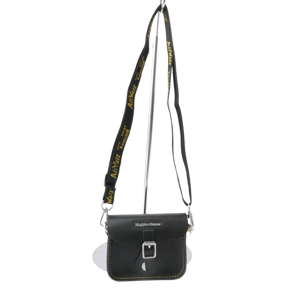 Dr.Martens ドクターマーチン AD105001 5inch SATCHEL BAG 5インチ サッチェル バッグ ブラック系 シルバー系【極上美品】【中古】