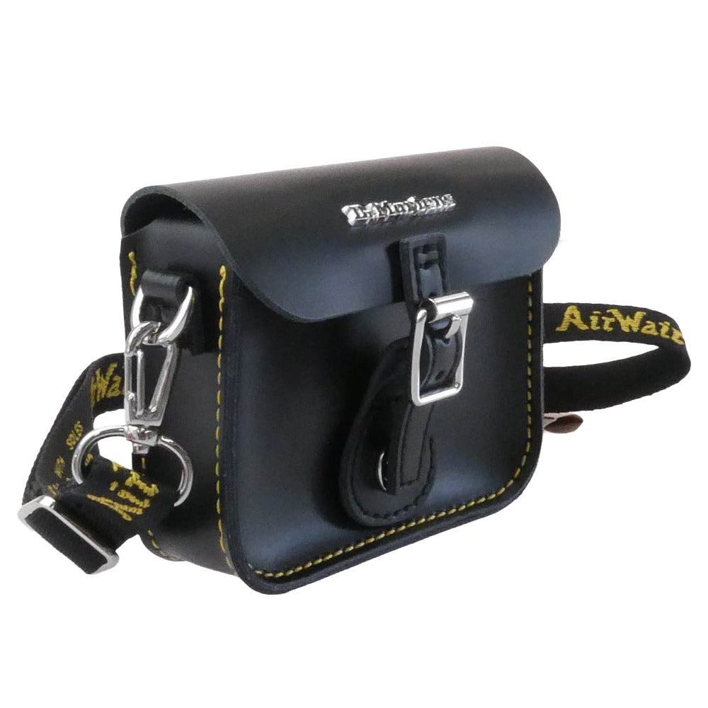 Dr.Martens ドクターマーチン AD105001 5inch SATCHEL BAG 5インチ サッチェル バッグ ブラック系 シルバー系【極上美品】【中古】