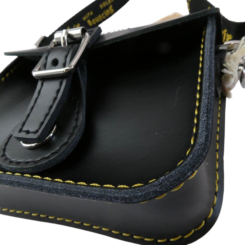 Dr.Martens ドクターマーチン AD105001 5inch SATCHEL BAG 5インチ サッチェル バッグ ブラック系 シルバー系【極上美品】【中古】