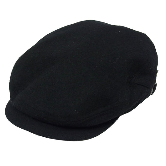 RUDE GALLERY ルードギャラリー ウール ハンチング キャップ ブラック系【中古】