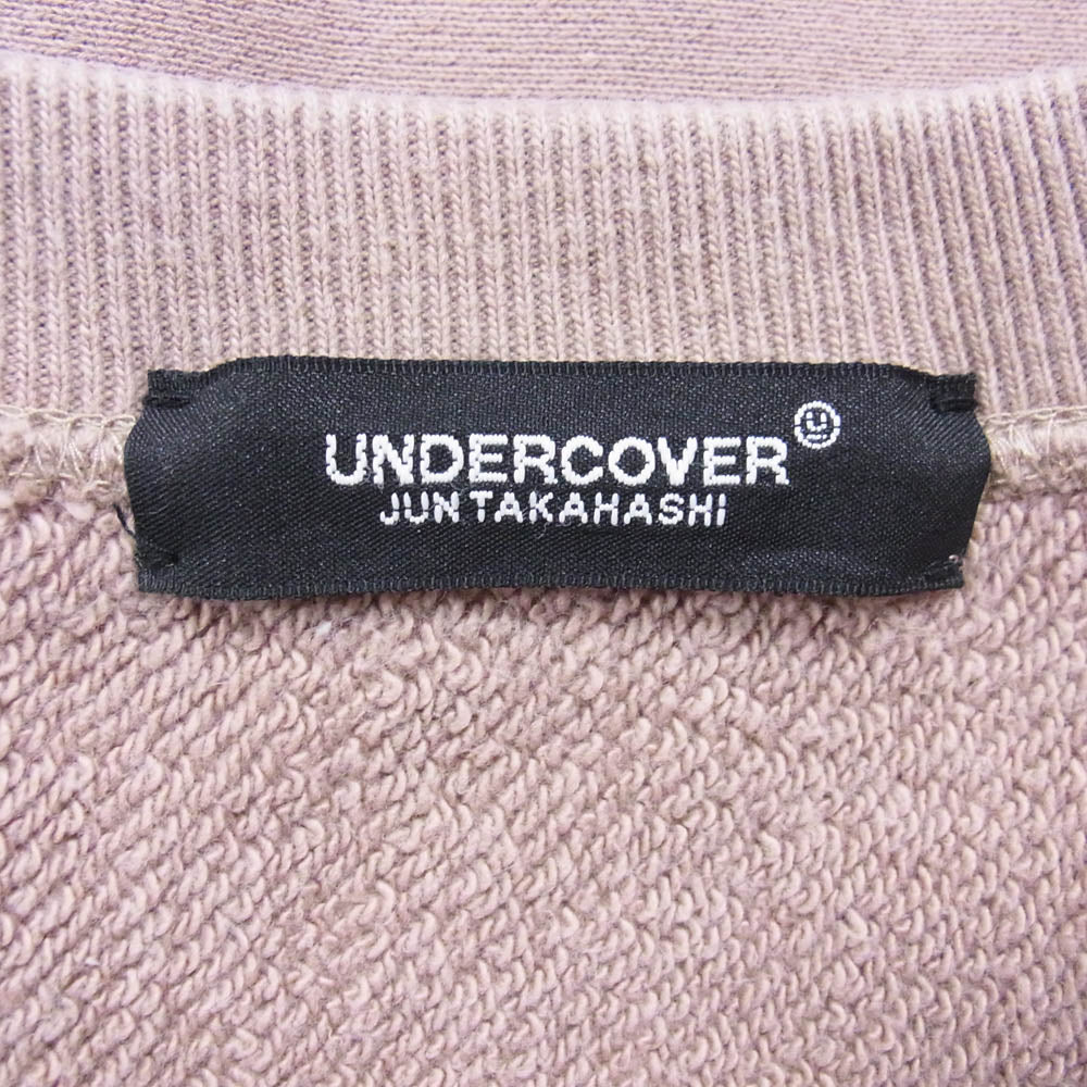 UNDERCOVER アンダーカバー 24AW UC2D9801-3 プリント プルオーバー スウェット トレーナー ライトブラウン系 5【中古】