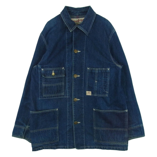 SUGAR CANE シュガーケーン SC11335 デニム カバーオール ジャケット インディゴブルー系 40【中古】