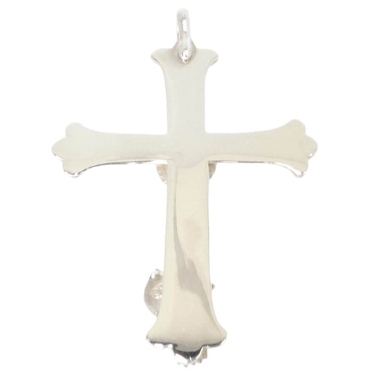 TARO WASHIMI ワシミタロウ 鷲見太郎 ギャランティカード付属 cross pendant eagle eg-05/925 rainbow topaz 6 x 8 cup イーグル付き 銀縄レインボートパーズ クロス ペンダントトップ シルバー系【美品】【中古】