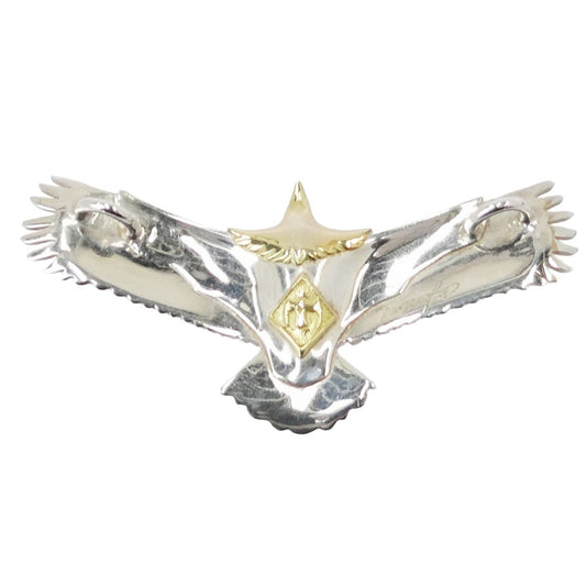 TARO WASHIMI ワシミタロウ 鷲見太郎 ギャランティカード付属 eagle eg-02 K18 頭金 イーグル ペンダントトップ シルバー系 ゴールド系【中古】