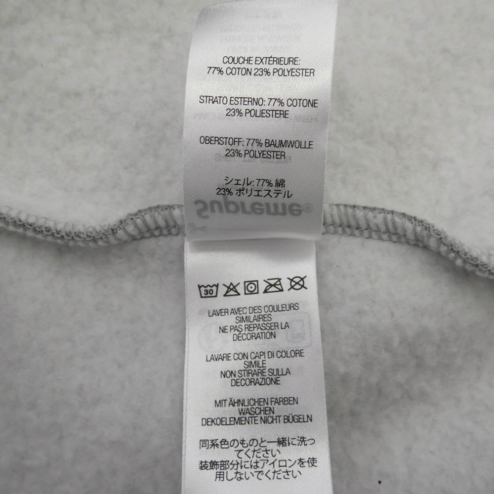 Supreme シュプリーム 25SS Small Box Zip Up Hooded Sweatshirt スモール ボックス ジップ アップ フーディー スウェットシャツ パーカー グレー系 M【美品】【中古】