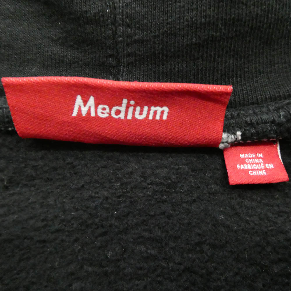 Supreme シュプリーム 24AW State Zip Up Hooded Sweatshirt ステート ジップ アップ フーディー スウェットシャツ パーカー ブラック系 M【中古】