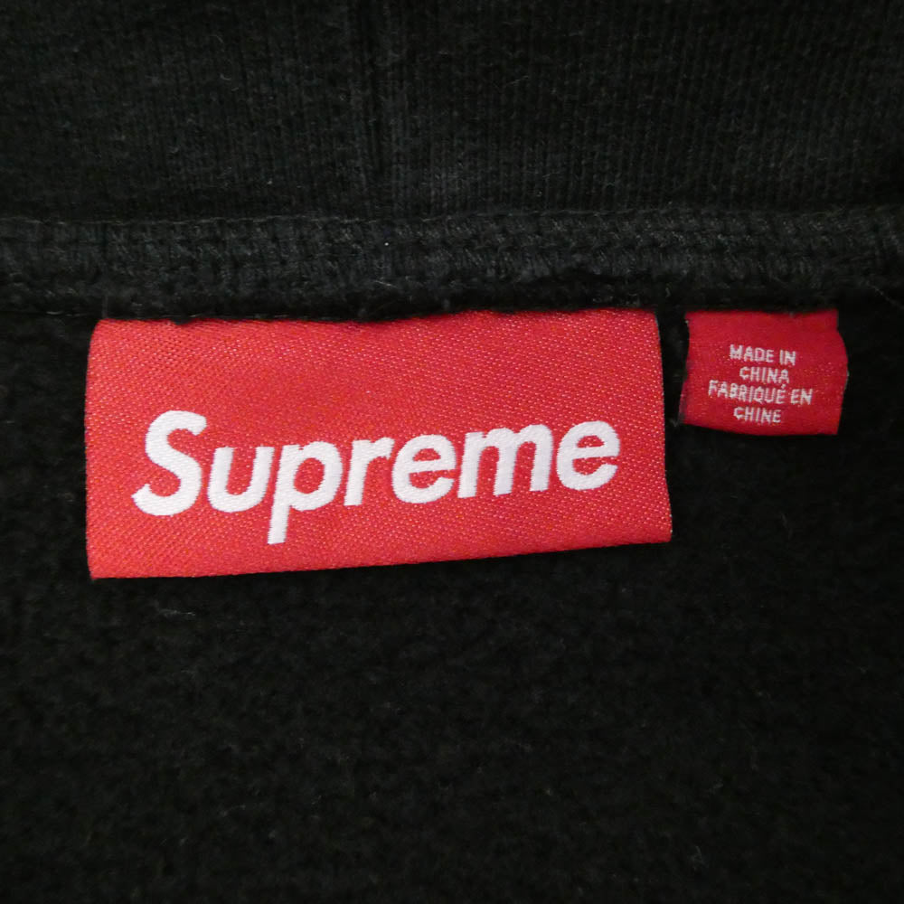 Supreme シュプリーム 25SS x Damien Hirst Zip Up Hooded Sweatshirt ダミアン ハースト ジップアップ フーデッド スウェットシャツ フーディー パーカー ブラック系 M【中古】
