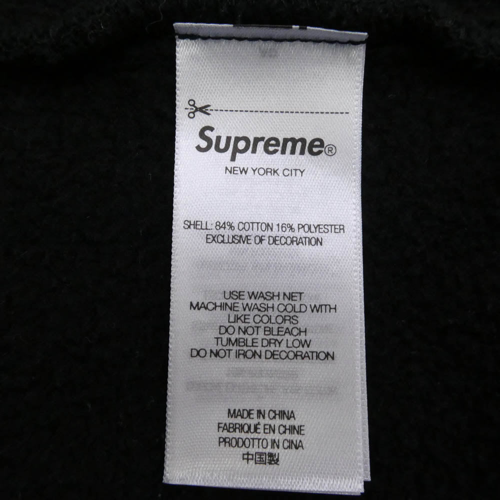 Supreme シュプリーム 25SS x Damien Hirst Zip Up Hooded Sweatshirt ダミアン ハースト ジップアップ フーデッド スウェットシャツ フーディー パーカー ブラック系 M【中古】