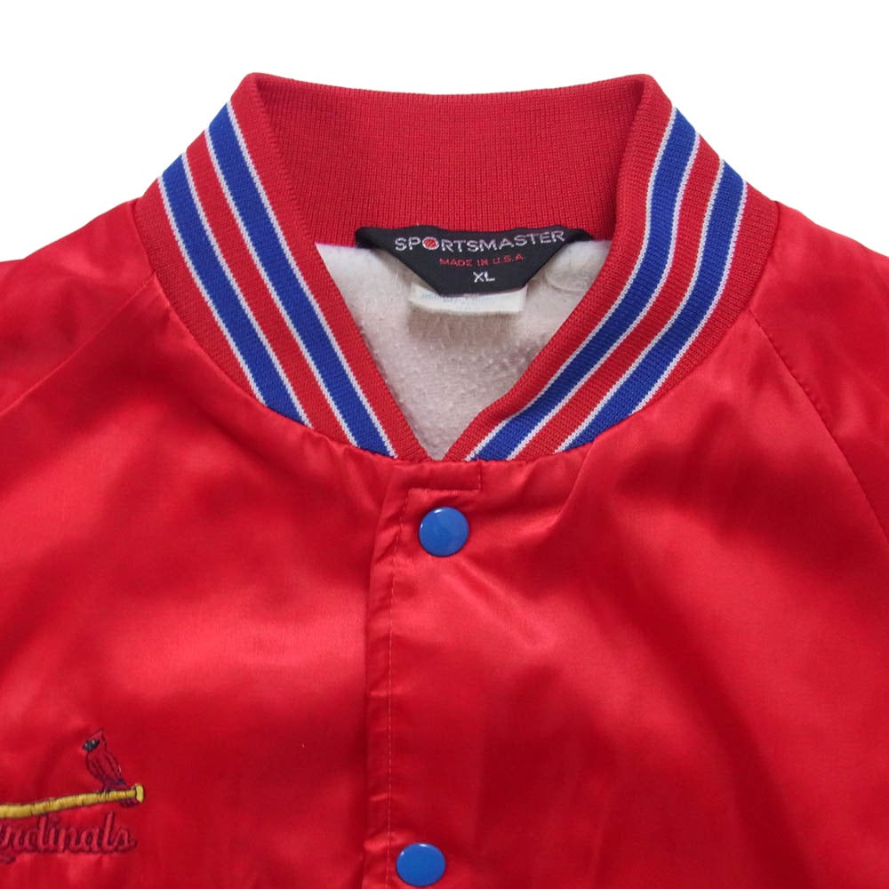 ヴィンテージ 80s SPORTS MASTER スポーツマスター USA製 ブルゾン ジャケット レッド系 XL【中古】