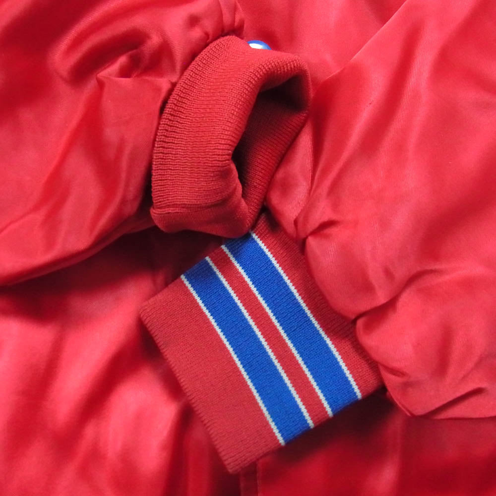 ヴィンテージ 80s SPORTS MASTER スポーツマスター USA製 ブルゾン ジャケット レッド系 XL【中古】