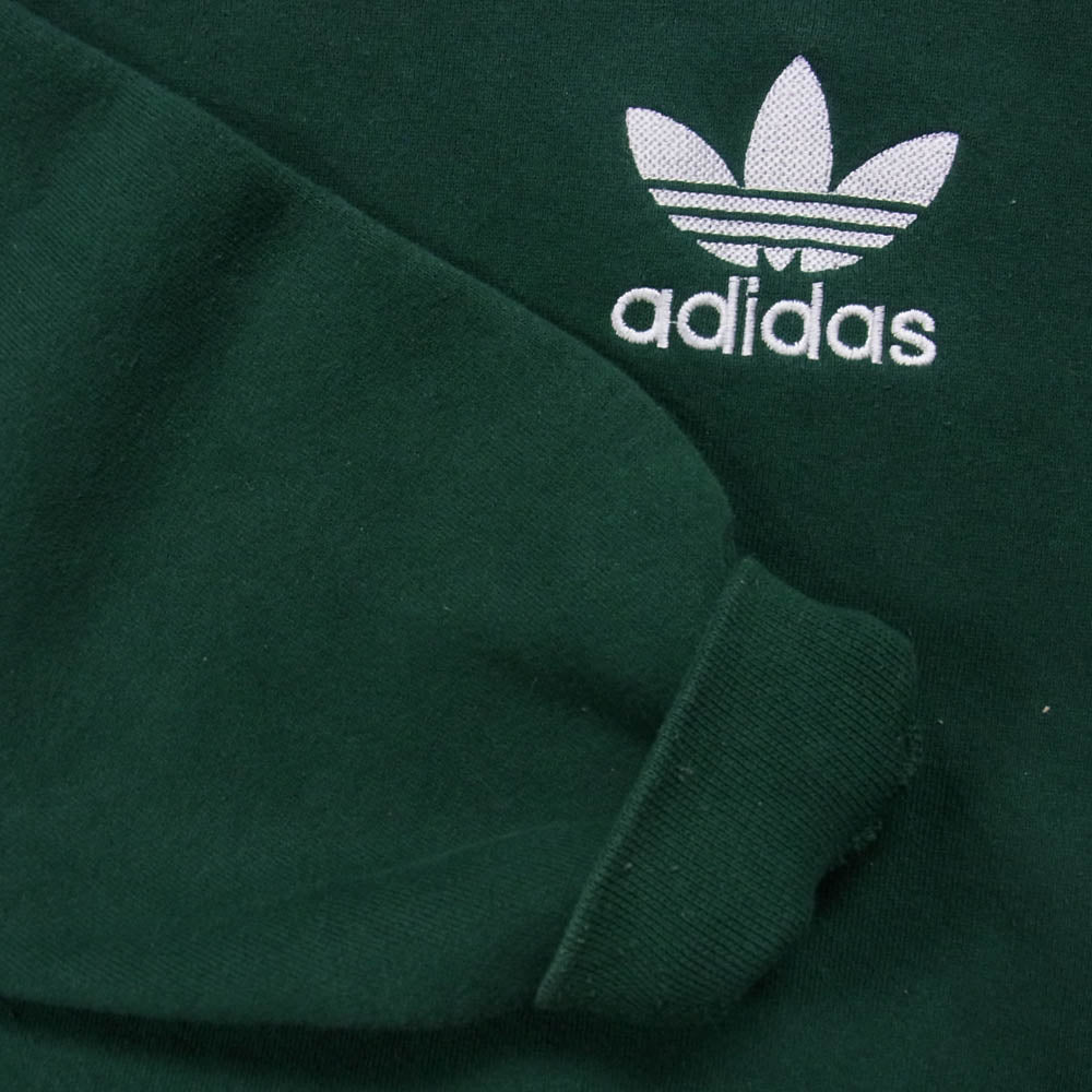 adidas アディダス 90s USA製 タートルネック スウェット トレーナー グリーン系 M【中古】