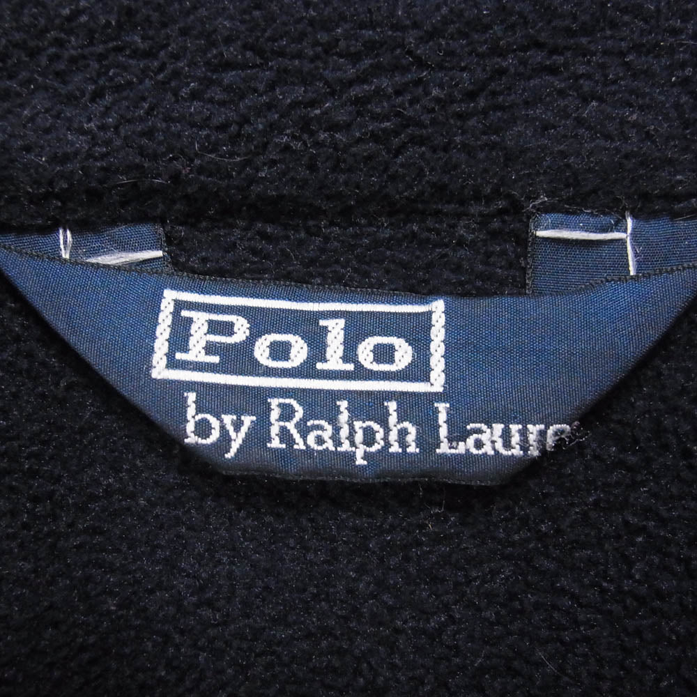 POLO RALPH LAUREN ポロ・ラルフローレン フリース スウィングトップ ジャケット ネイビー系 XL【中古】