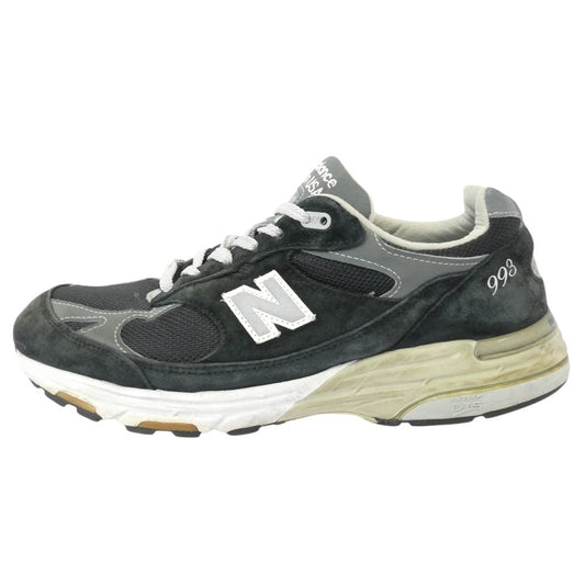 NEW BALANCE ニューバランス MR993 USA製 スニーカー ランニングシューズ グレー系 28.5cm程度【中古】