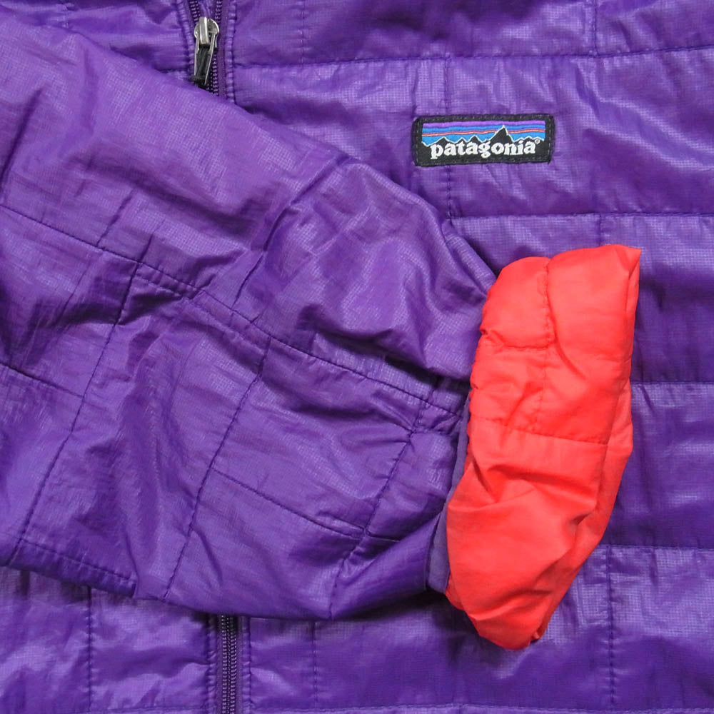 patagonia パタゴニア 00AW 84220 Nano Puff Hoody ナノパフ フーディ 中綿 ジャケット パープル系 L【中古】