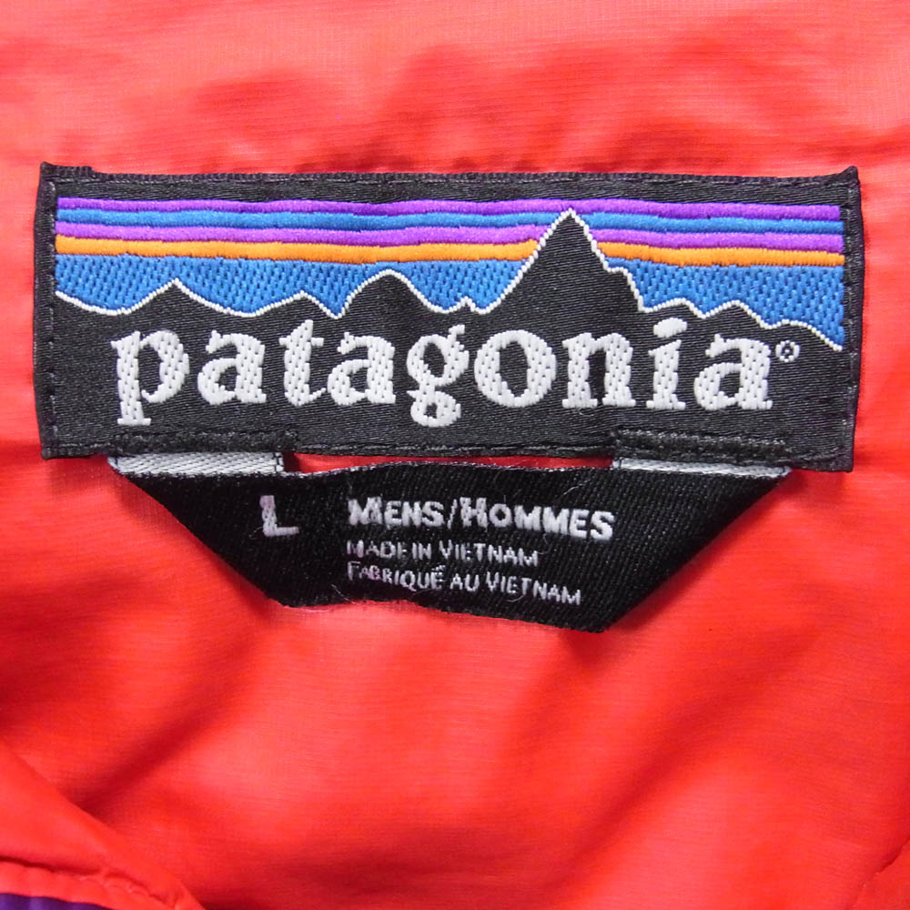 patagonia パタゴニア 00AW 84220 Nano Puff Hoody ナノパフ フーディ 中綿 ジャケット パープル系 L【中古】